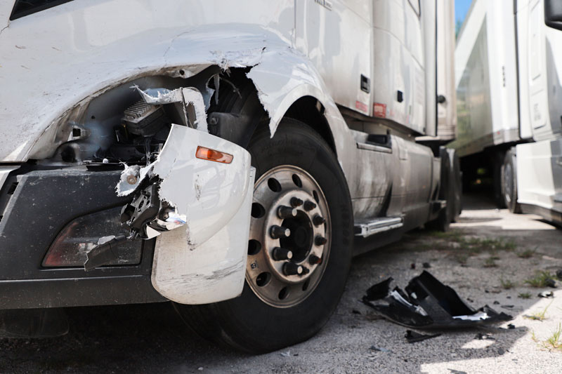 A truck whose driver needs a truck accident lawyer in Philadelphia, PA